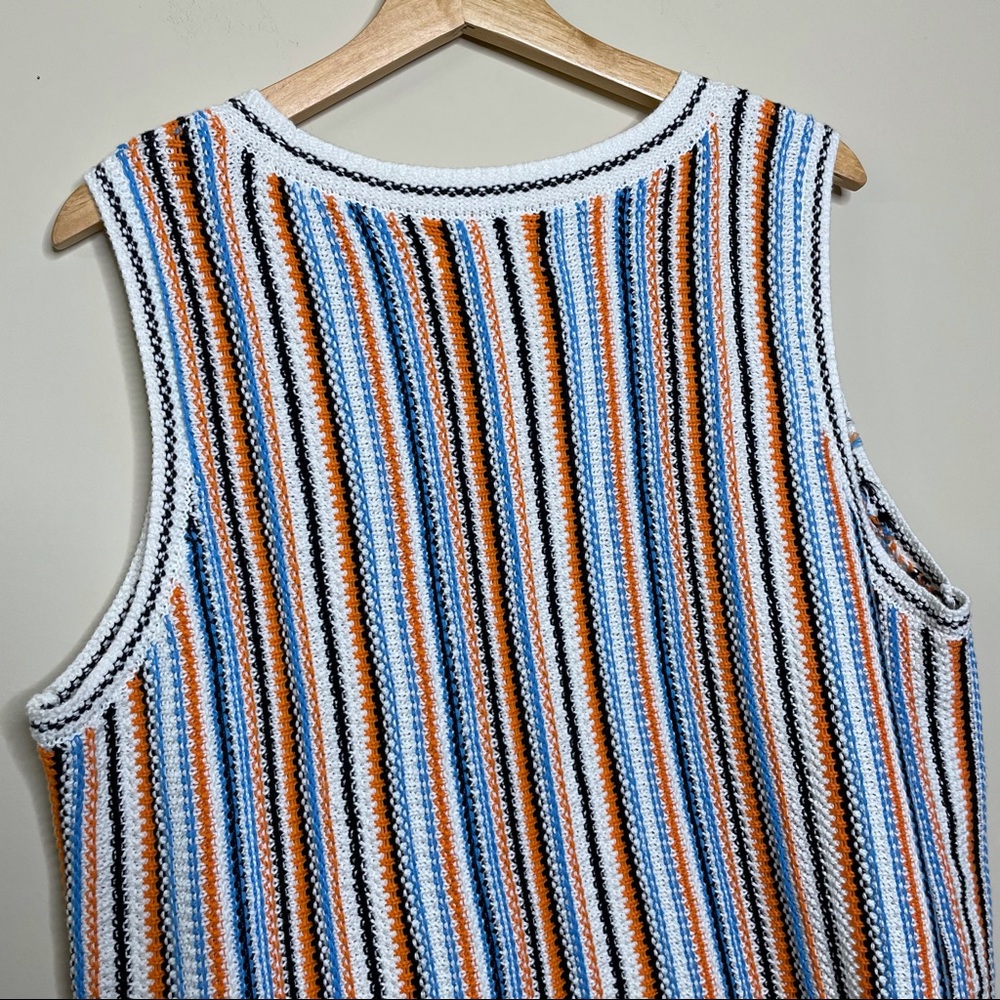 Lou & Grey Loft Stripe Fringed vest - Picture 5 of 7